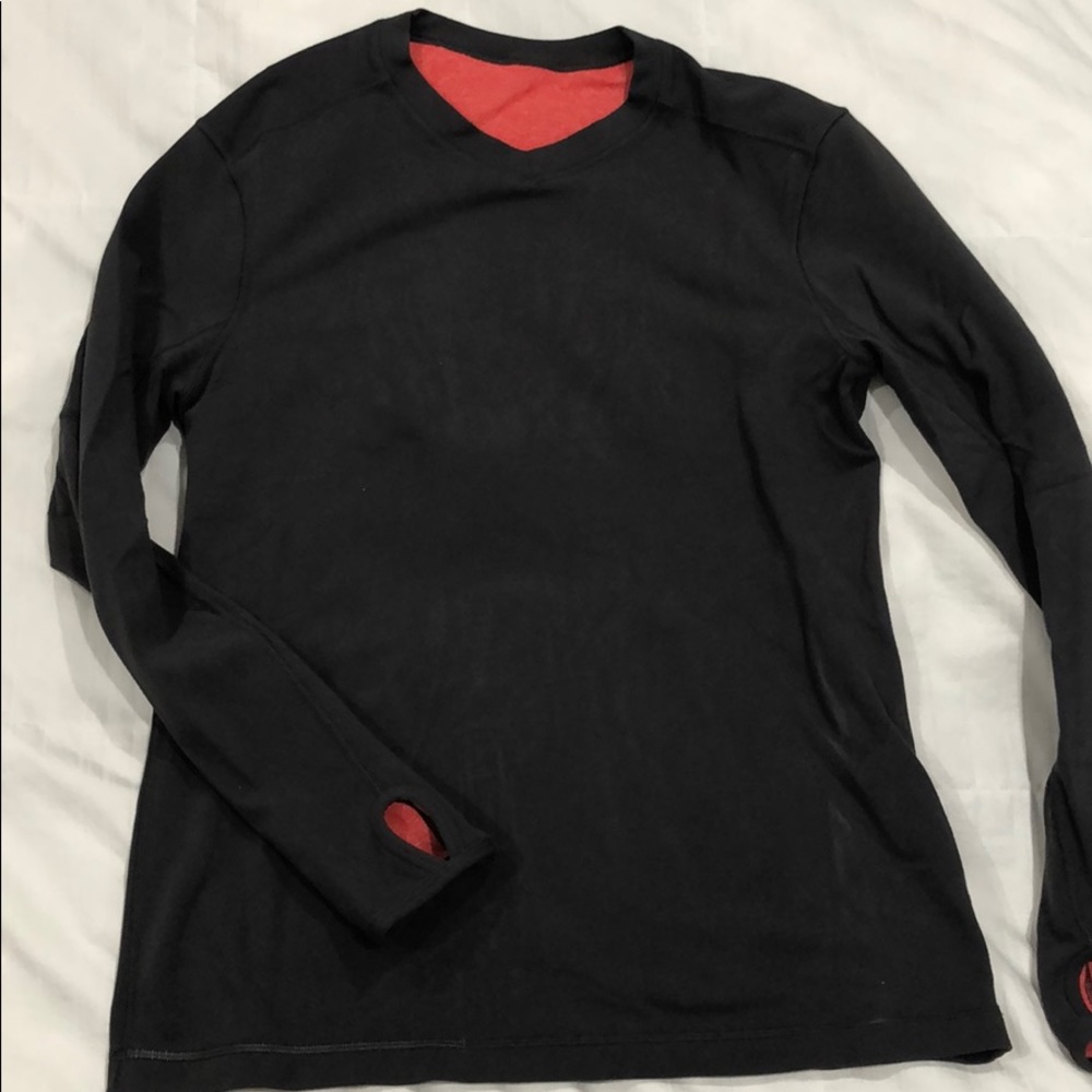 Men’s Lulu Luon long sleeve reversible top